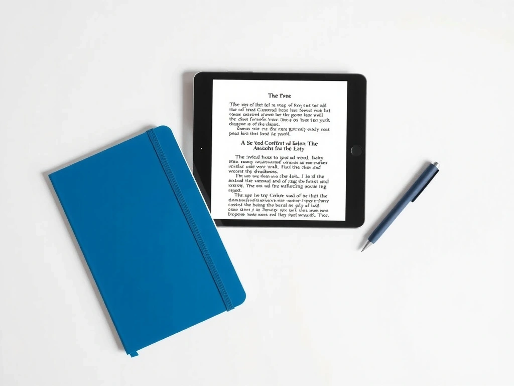 Ilustrasi perangkat dokumen digital